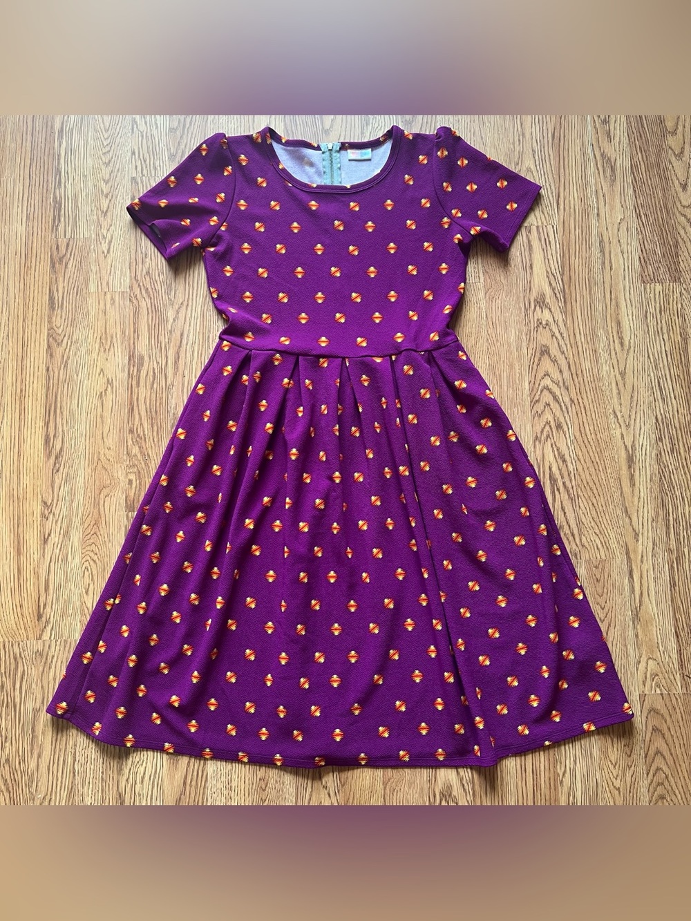 LuLaRoe Amelia Fit & Flare Dress Large